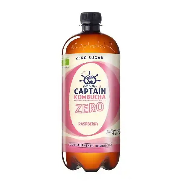 Gutsy Captain té Kombucha Frambuesa Zero