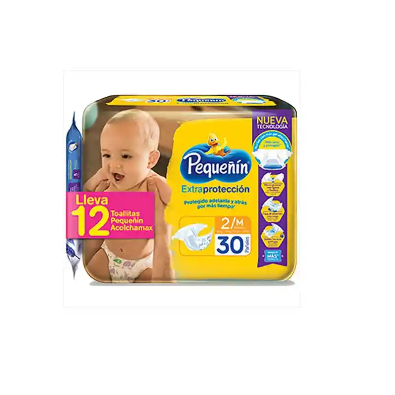 Pequeñin Pañales Infantiles Extra protección Etapa 2
