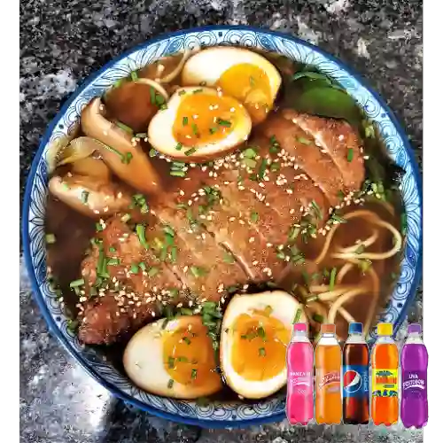Combo Ramen Tonkatsu + Gaseosa 400ml