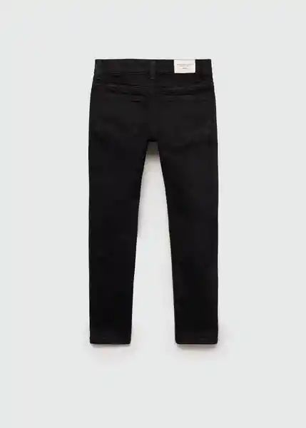 Jean Skinny Tejano Negro Talla 09 Niños Mango