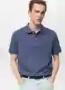 Camiseta Polo Rea Porcelana Talla M Hombre Mango