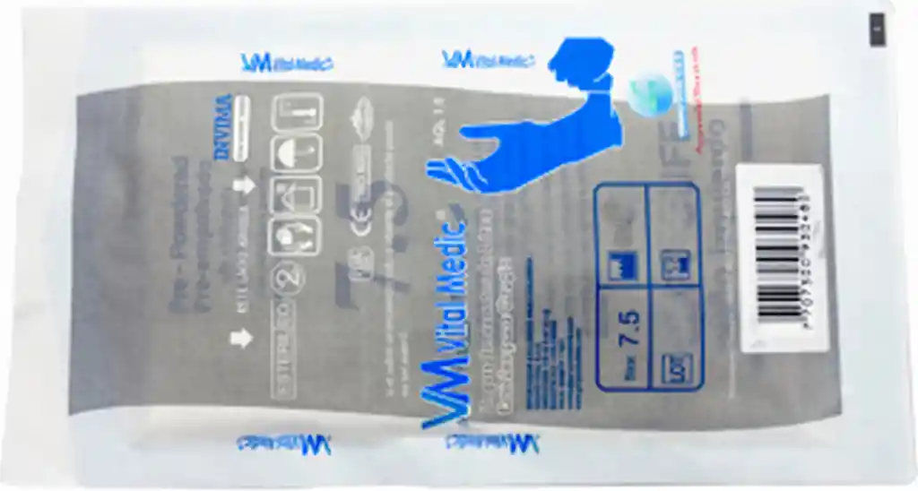 Vital Medic Guante Quirúrgico Estéril Talla 7.5
