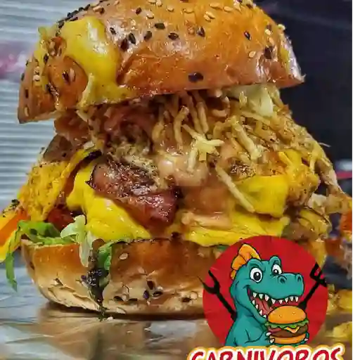 Hamburguesa pollo tocineta