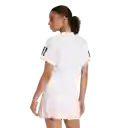 Adidas Camiseta Club Tee Para Tenis de Mujer Blanco Talla L