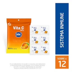 Mk Vitamina C Sabor a Naranja (500 mg)