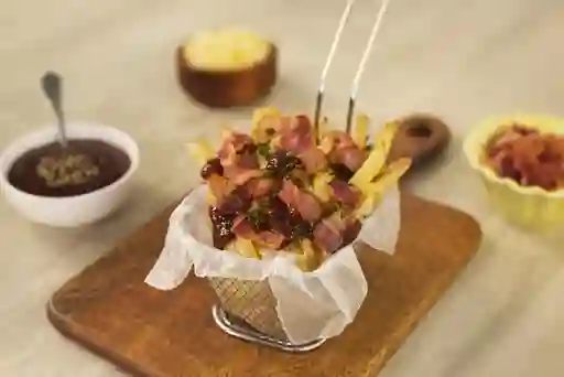 Papas Laminadas con Chorizo
