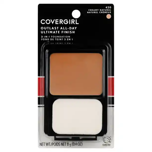 Covergirl Base Outlast Ultimate Tono 420 Creamy Natural