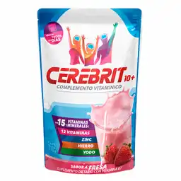 Cerebrit Bebida en Polvo + Fresa