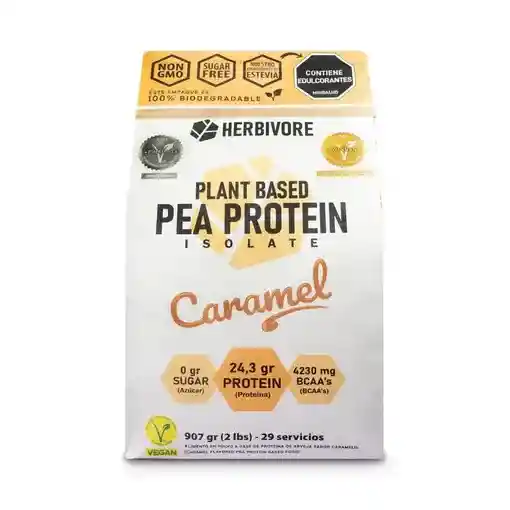 Proteína Aislada de Arveja Caramelo - Herbivore Protein