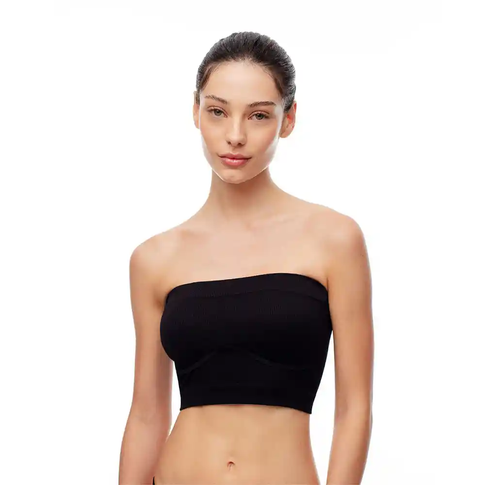 Top Soporte Medio Strapless en Seamless Femenino Lepe Gef