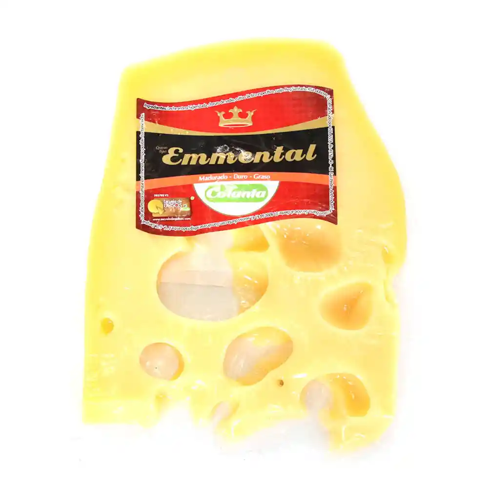 Queso Emmental Cuã‘a Colanta