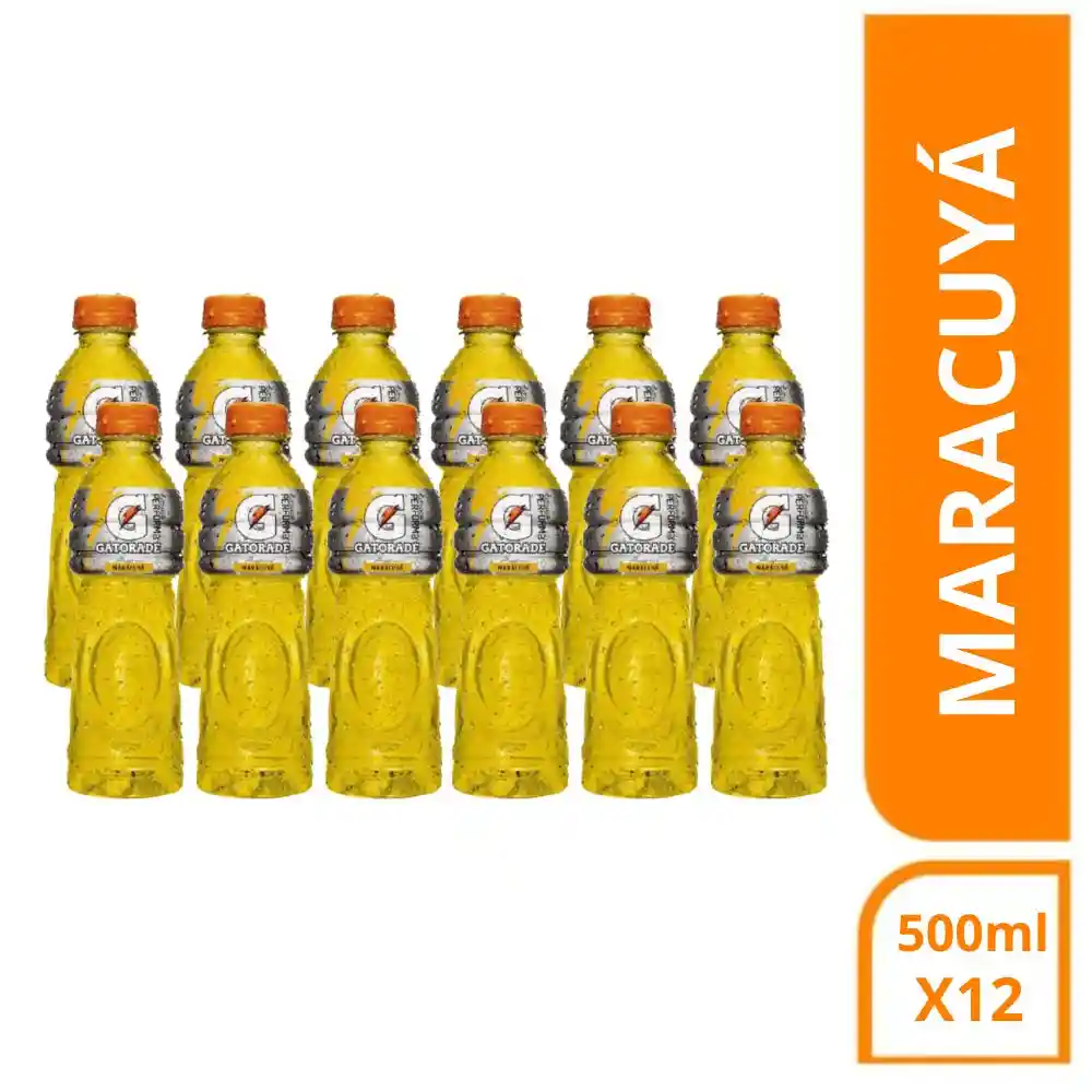 Bebida Hidratante Gatorade Maracuyá X12 Und