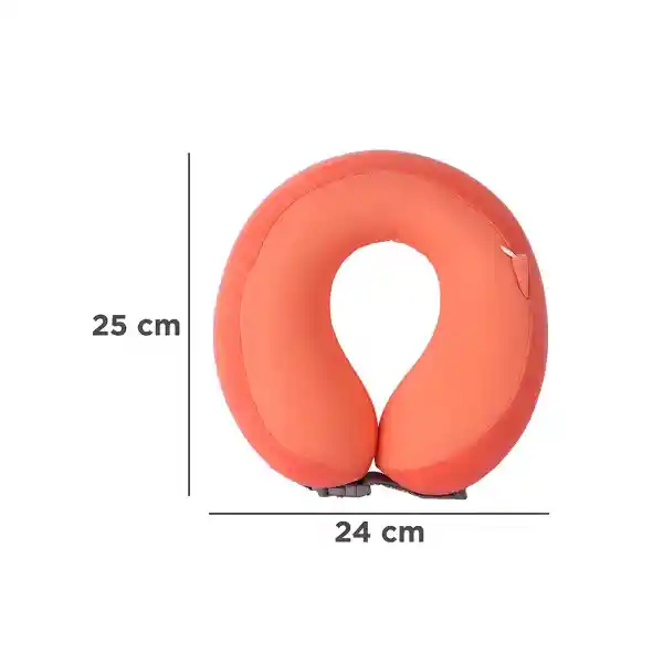 Almohada de Viaje Ajustable Para el Cuello Naranja Miniso