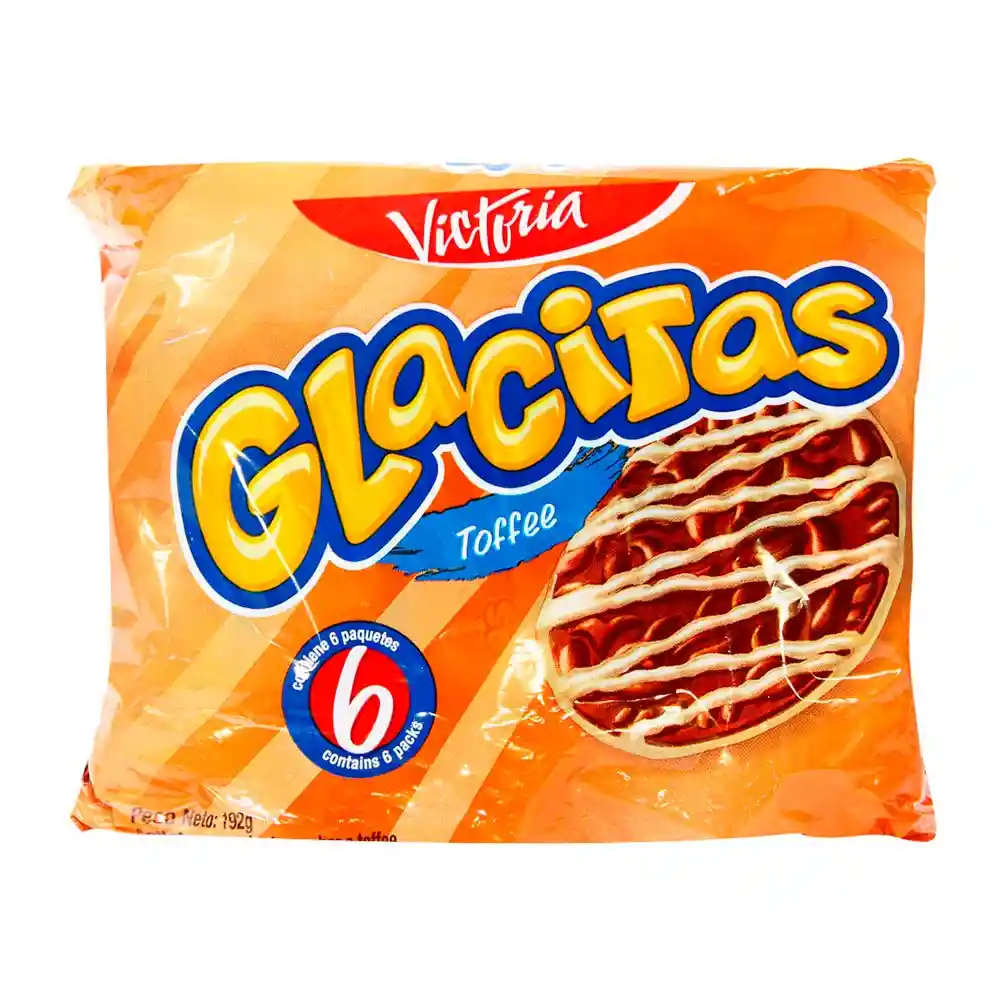 Glacitas Galleta Sabor Toffee