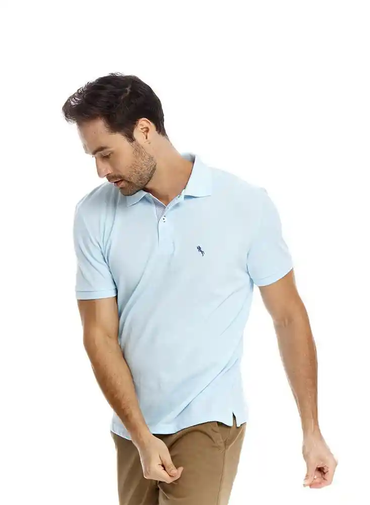 Camiseta Polo Azul Clte