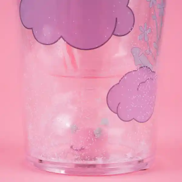 Vaso de Plástico de Con Pitillo Axolotl Story 350 mL Miniso