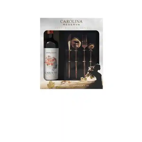 Santa Carolina Vino Tinto Carmenere Con Cubiertos