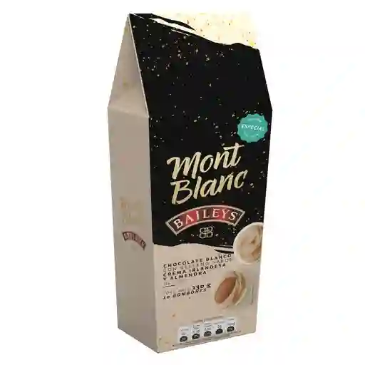 Mont Blanc Chocolate Blanco Redondo con Relleno Baileys