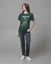 Camiseta Mujer Verde Talla L 209G010_VER194726 Rifle