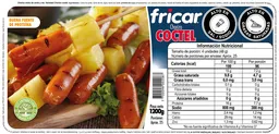Chorizo coctel fricar - industrial 1200gr