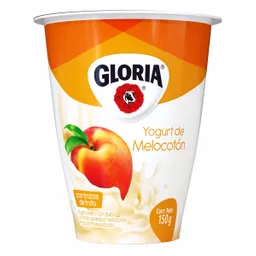 Gloria Yogurt Bebible Sabor a Melocotón con Trozos