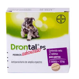 Drontal Antiparasitario Perros Pequeños 2 Tabletas