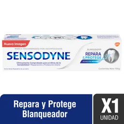 Sensodyne Crema Dentalrepara & Protege Blanqueador X100 Gr,