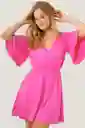 Vestido Aruba Color Fucsia Talla S Ragged