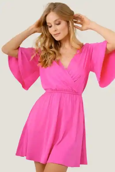 Vestido Aruba Color Fucsia Talla S Ragged