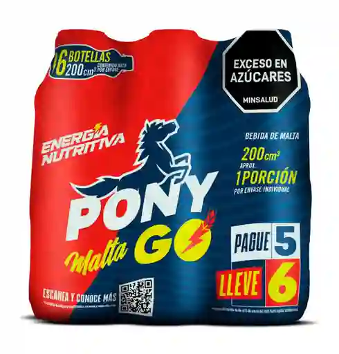 Pony Malta Bebida Energía Nutritiva