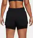 W Nk One Df Mr 3in 2n1 Short Talla L Pantalones Y Lycras Negro Para Mujer Marca Nike Ref: Dx6012-010