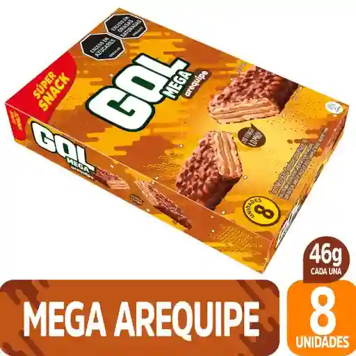 Gol Chocolatina Mega Arequipe 8 x 46 g