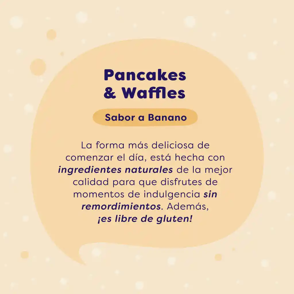 Why Not Mezcla Para Pancakes y Waffles de Avena Sabor Banano