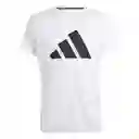 Adidas Camiseta Run It Tee Para Hombre Blanco Talla L