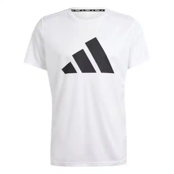 Adidas Camiseta Run It Tee Para Hombre Blanco Talla L