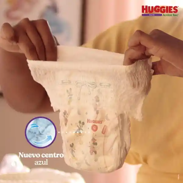 Pañal Huggies Active Sec Pants Etapa 5/XXG Absorción 25 Und