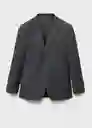 Blazer Americana na Milan Gris Talla 52 Hombre Mango