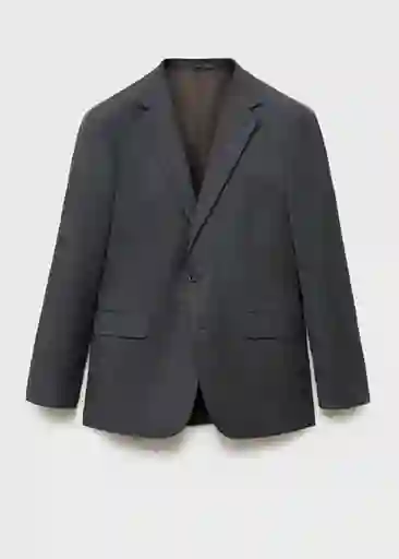 Blazer Americana na Milan Gris Talla 52 Hombre Mango