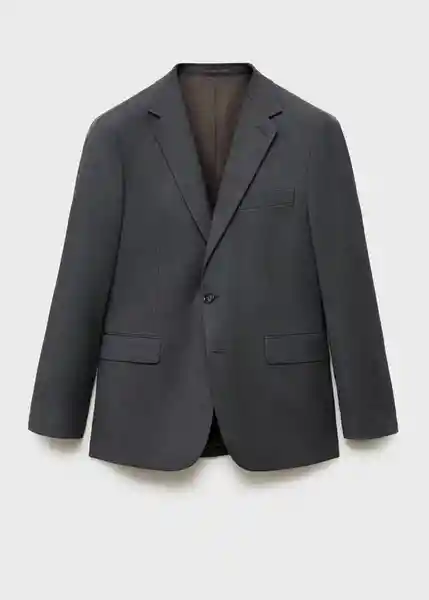 Blazer Americana na Milan Gris Talla 52 Hombre Mango