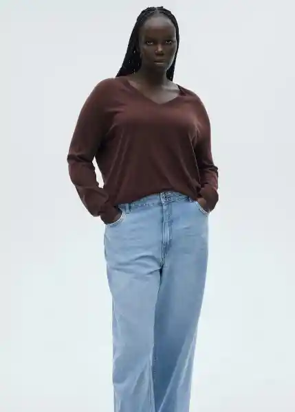 Jean Danila Tejano Medio Talla 32 Mujer Mango