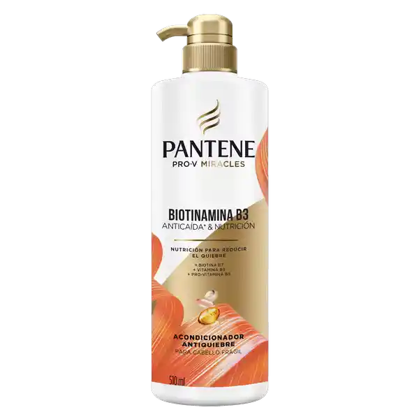 Pantene Acondicionador Anticaída Biotinamina + B3 510 mL