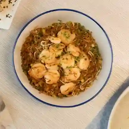 Arroz camarón para 4