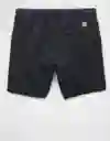 Bermuda Hombre Negro Talla: SMALL 7877766 American Eagle