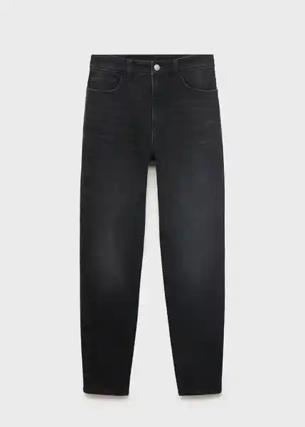 Jean Newmom Tejano Negro Talla 42 Mujer Mango