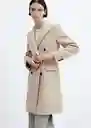 Abrigo Dali Piedra Talla 28 Mujer Mango