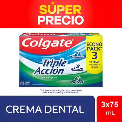 Colgate Crema Dental Triple Acción