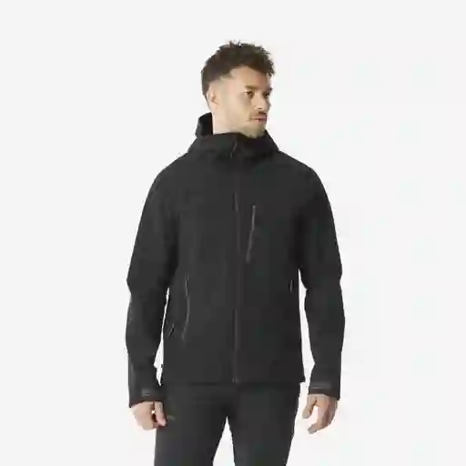 Chaqueta Rompevientos Polar De Trekking Hombre Talla S Negro