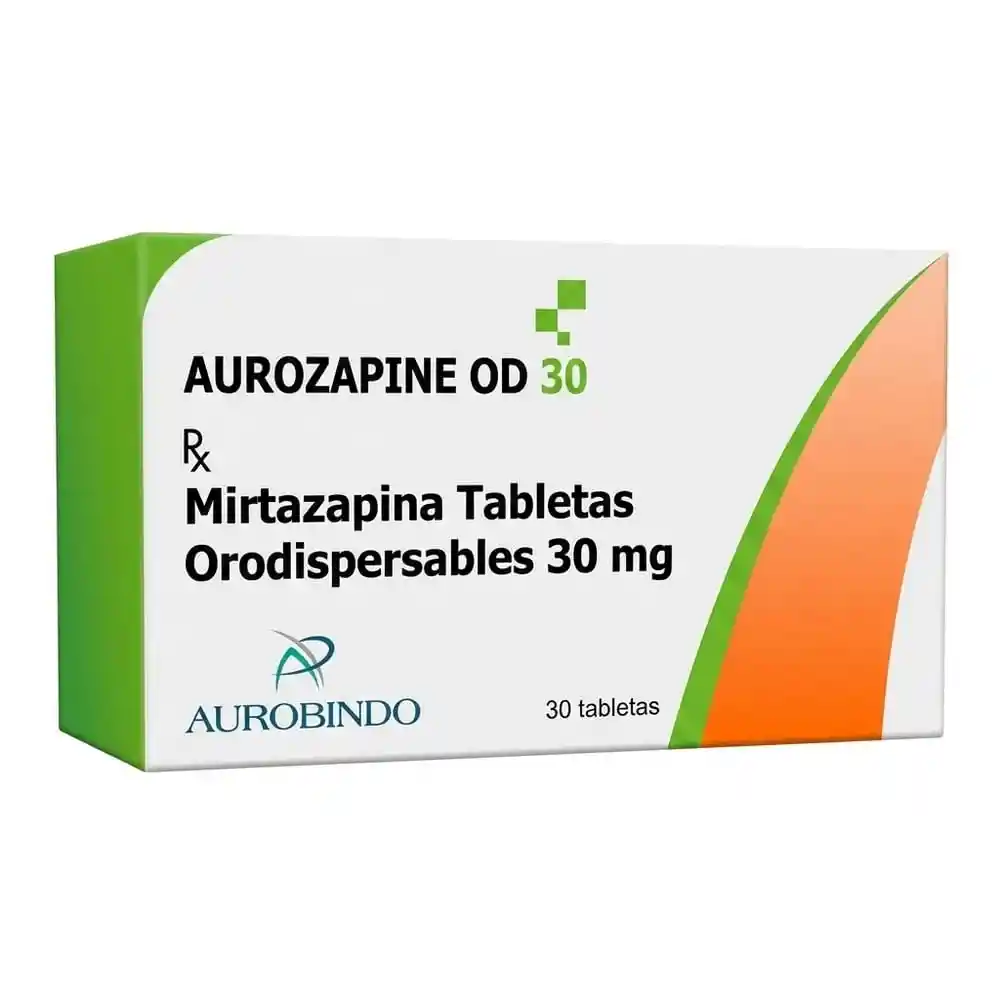 Aurozapine Tabletas Orodispersables 30 Mg Caja
