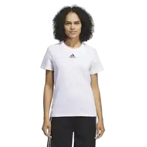 Adidas Camiseta Small Logo Mujer Blanco Talla XS Ref: IW4983