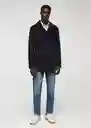 Abrigo Tinof Navy Talla XXL Hombre Mango